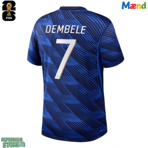 Frankrig Ousmane Dembele #7 Replika Hjemmebanetrøje VM 2026 Kortærmet